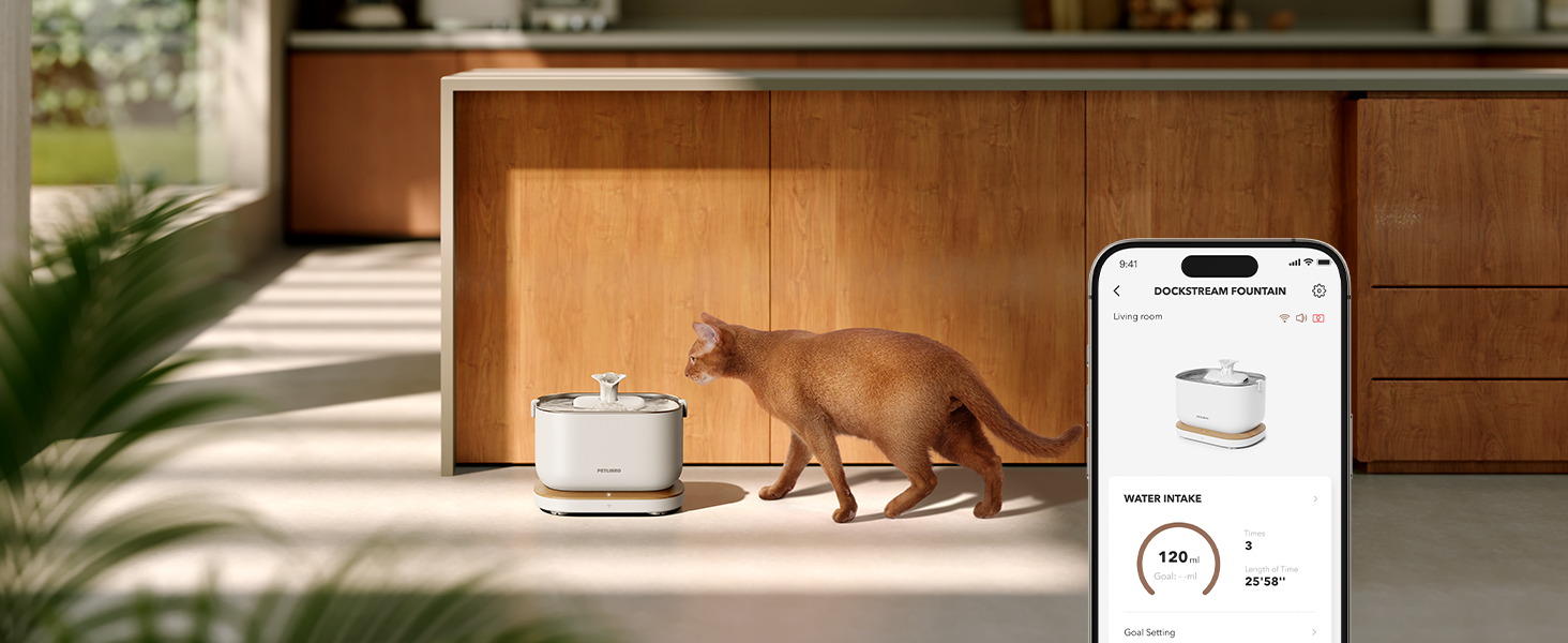 Amazon | PETLIBRO 猫 犬 自動給水器 ワイヤレスポンプ 三層濾過